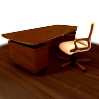 Computer Chair and Desk