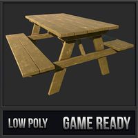 Picnic Park Bench