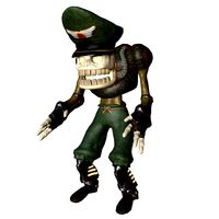 Rigged Fantasy Skeleton Warrior