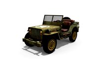 Armored Willys Army Jeep