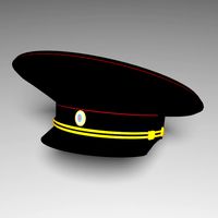 Russian police hat