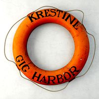 Nautical Gig Harbor Life Preserver
