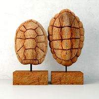 Sunset Cove Tortoise Shell Statues