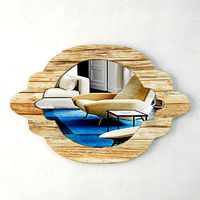 Natural Wood Mirror by ZARA HOME