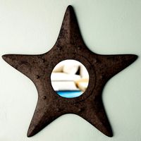 Metal Starfish Mirror