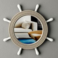 Ship Wheel Mirror