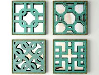 Lattice Wall Decor Set