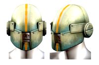 Helmet scifi military combat 3d model low poly