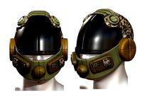 Helmet scifi military combat 3d model low poly