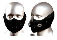 Gas mask helmet 3d model military combat fantasy cyborg space