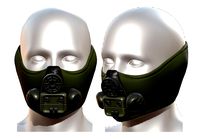Gas mask helmet protection scifi military futuristic