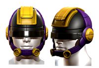 Helmet scifi military combat futuristic