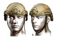 Helmet scifi military combat 3d