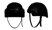 Helmet military Black plastic protection