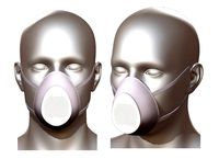 Gas mask respirator plastic mask protection
