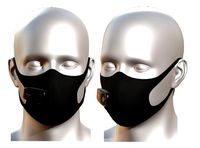 Gas mask protection futuristic technology