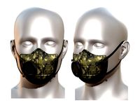 Gas mask protection futuristic isolated