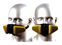 Gas mask protection futuristic fantasy plastic