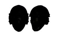 Helmet scifi military combat low poly human
