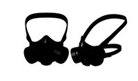 Gas mask helmet 3d model military combat fantasy cyborg