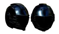 Helmet scifi military combat soldier cyborg
