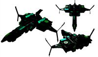 Spaceship Commander Starship combat low poly