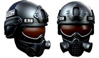 Helmet scifi fantasy pilot military combat soldier armor Generic
