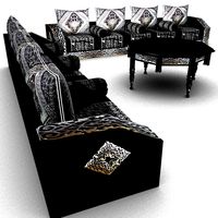 Complete Moroccan sofa set