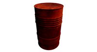 Oil Barrel 004 (Rusted)
