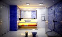 Bath room + WC (Complete Scene) 004