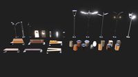 Modern Street Objects Pack