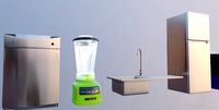 10 kitchen appliance and kitchenware 3d model collection 3D model