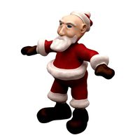 Santa (RIGGED T-POSE)