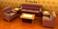 04Combination Sofa015 3D Model