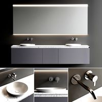 Inbani Strato 02 A Vanity Unit Set 1