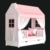 Children's Bed House Lund Premium