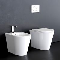 Alice Ceramica Icon Round bidet and toilet