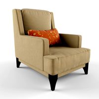 Soft chair with pillow
