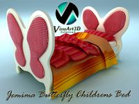 Jemima butterfly child bed