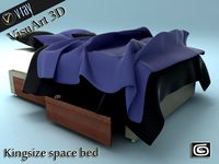 Bed with Storage Drawers