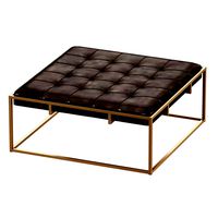 Ottilie Square Leather Coffee Table