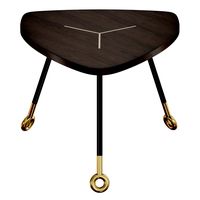 Stiles Dark Wood Triangle Nesting Table