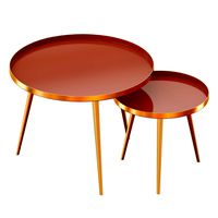 AVRIL - Nest of Tables (Blue, Pink, Green, Black)