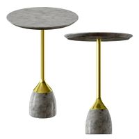 Leni Grey Marble Drink Table