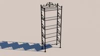 Forged bookcase