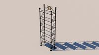 Forged bookcase
