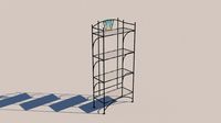 Forged bookcase