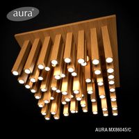Chandelier Ceiling "Aura" of wood.