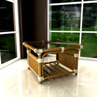 Albany Rattan Coffee Table