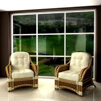 Albany Rattan Armchair